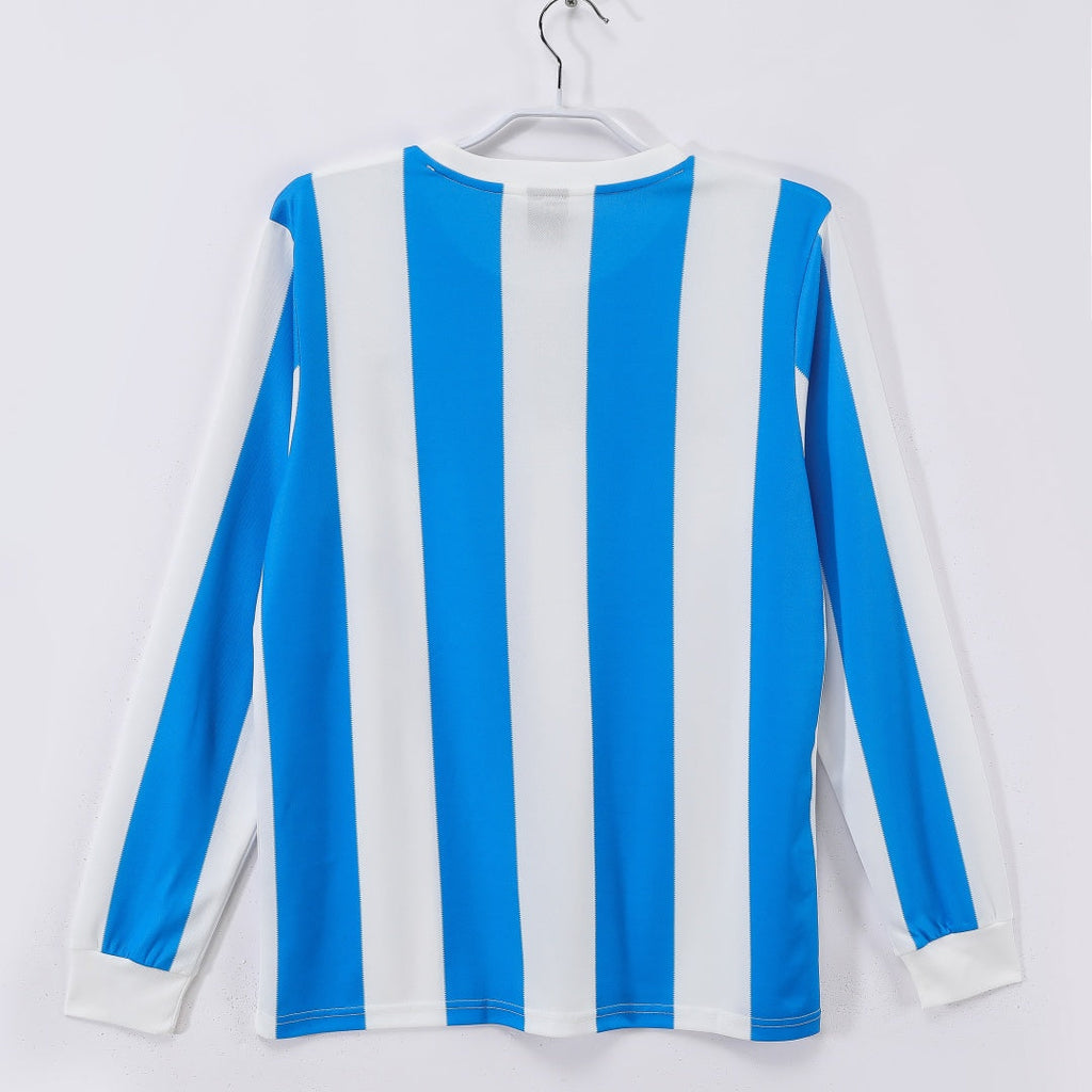 1986 Maillot  Argentine Domicile Rétro  Manches Longues